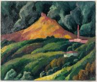 Gewitterlandschaft („Desenberg im Gewitter“)