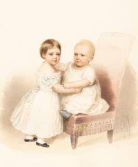Doppelbildnis Erzherzogin Maria Theresia und Erherzog Karl Albert