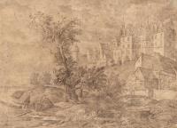 Blick auf Meissen, am rechten Elbufer die Albrechtsburg