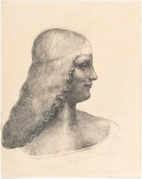 Kopie nach der Zeichnung "Isabella d’Este" von Leonardo da Vinci, Paris, Musée du Louvre