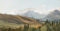 Vue des montagnes de la Grande-Chartreuse, prise d'Aix