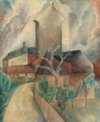 Clouds and House (Group of Houses)