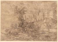 Blick auf Meissen, am rechten Elbufer die Albrechtsburg