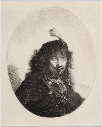 Selbstbildnis mit dem Federbusch