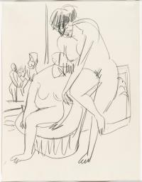 Zwei Akte im Innenraum