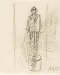 Ohne Titel (Figur auf Sockel)