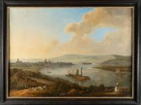 Weite Rheinlandschaft (Mainz von Süden)