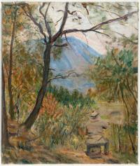Slevogt painting in the countryside