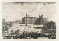 Veduta della Piazza, e Basilica di S. Giovanni in Laterano