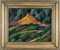 Gewitterlandschaft („Desenberg im Gewitter“)