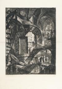 Der runde Turm, aus: Carceri d'Invenzione.