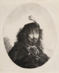 Selbstbildnis mit dem Federbusch