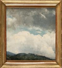 Wolken über Alpenkamm