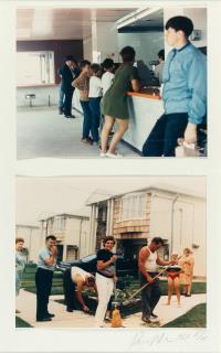 2 Bll.: People in New Highway Restaurant, NJ – Two Family Groups, NY