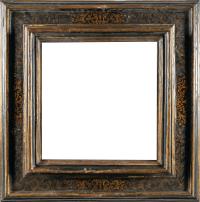 Plattenrahmen mit Sgraffito-Ornamentik