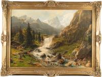 Wasserfall im Gebirge