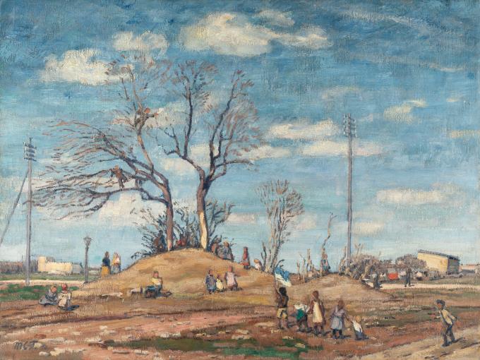 "Frühlingshügel" (Spring Hill)