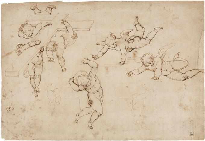 Studie von Engeln