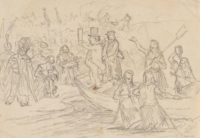 Anlandung König Ottos I. von Griechenland in Nauplia am 6. Februar 1833