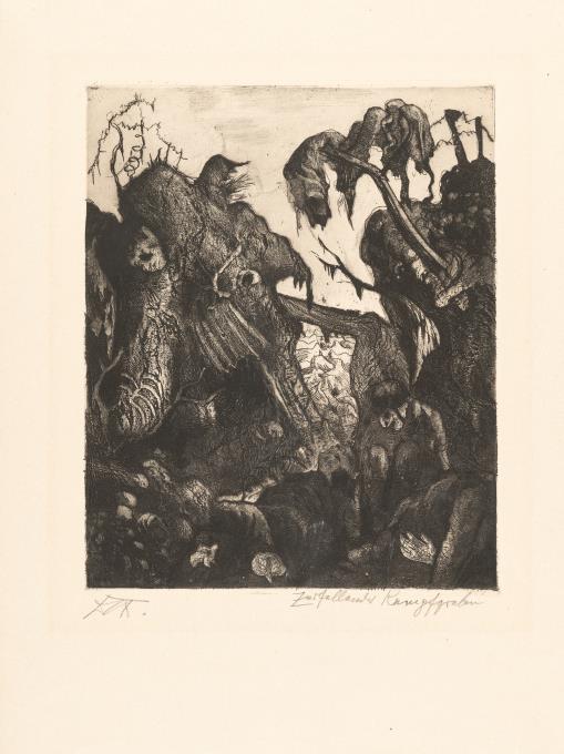 "Zerfallender Kampfgraben"