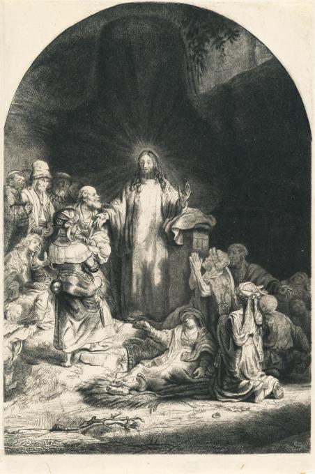 Christus heilt die Kranken, genannt das Hundertguldenblatt