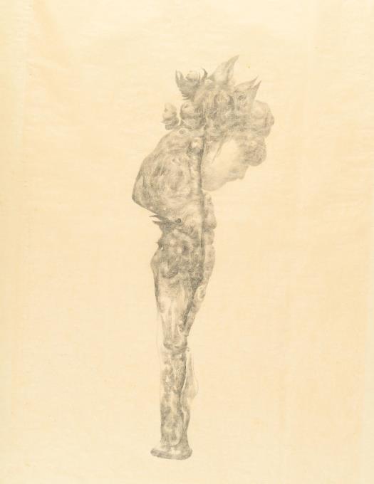 Studie zu dem Gemälde „Daphne-Büste“