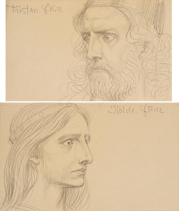 2 Bll.: „Tristan“ – „Isolde“
