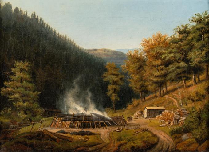Harzlandschaft mit Köhler