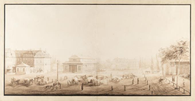 Große Stadtansicht (Dresden oder Warschau?)