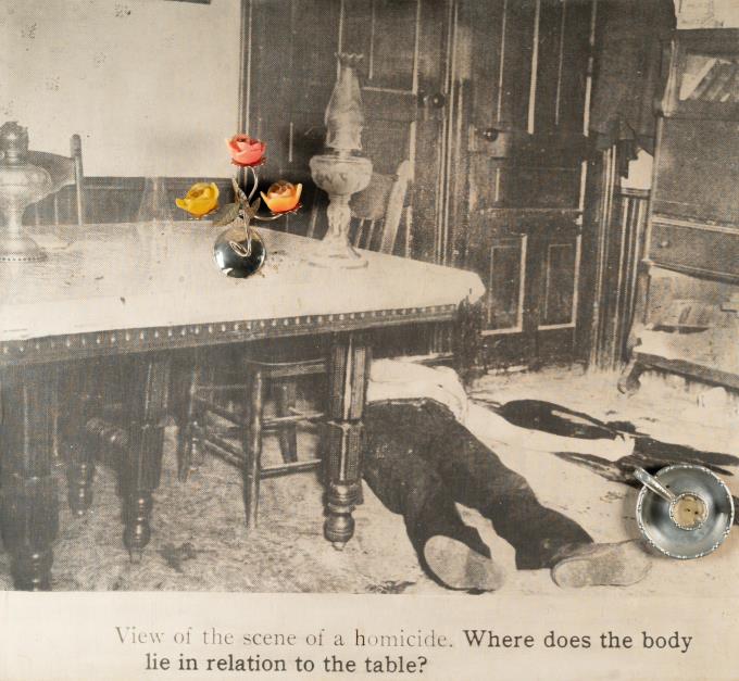 View of the Scene of a Homicide aus dem Zyklus Criminal Investigations