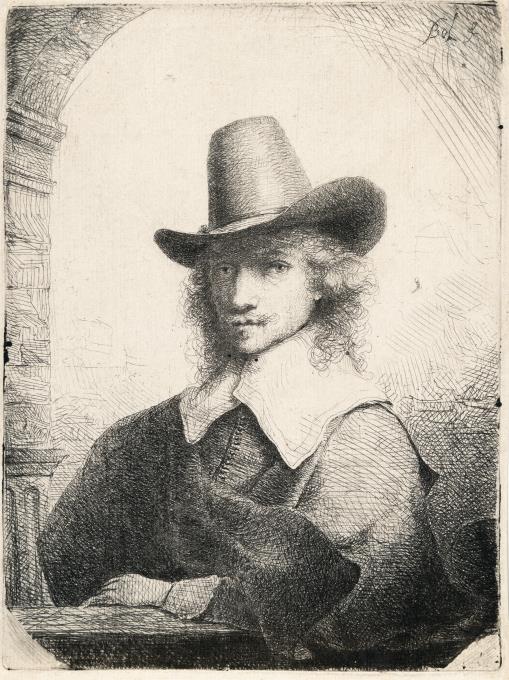 Portrait of a Man with a High Hat