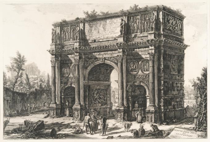 Veduta dell'Arco di Constantino (Ansicht des Konstantinsbogens)