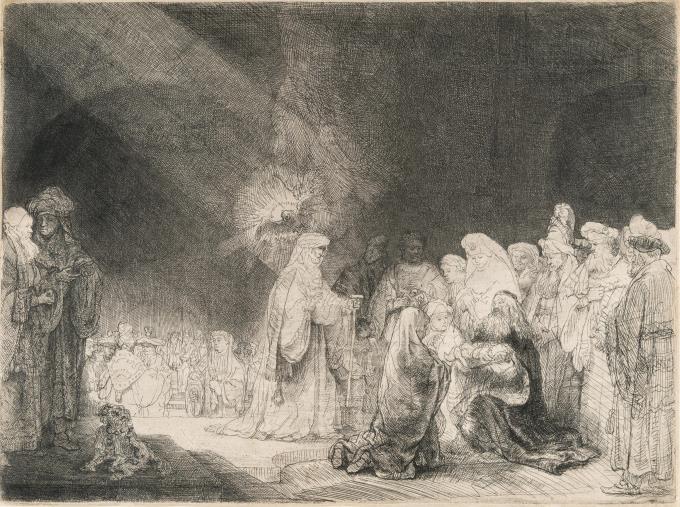 Die Darstellung im Tempel (im Breitformat)