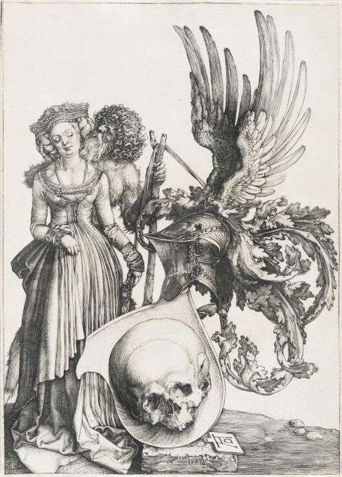 Das Wappen mit dem Totenkopf