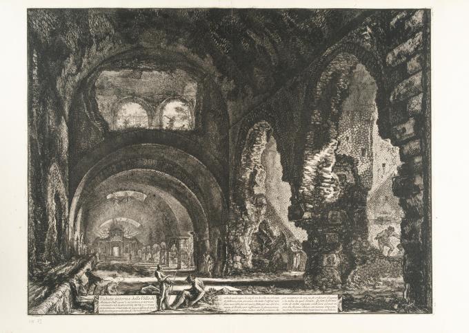 Veduta interna della Villa di Mecenate (Innenansicht der Maecenas
