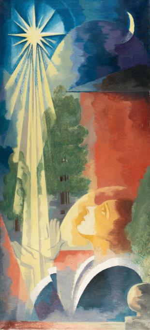 Mädchen mit Abendstern