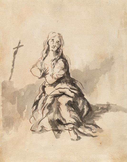 Die heilige Maria Magdalena im Gebet