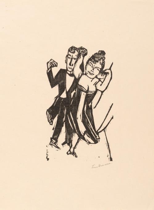 Kleines tanzendes Paar