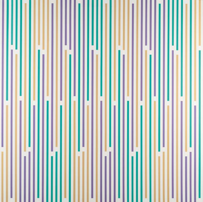 „60 Unterbrechungen-Striche in 3 Farben (Violett, Gelb und Grün)“