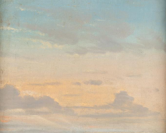 Pendants: Wolkenstudien bei aufbrechendem Himmel