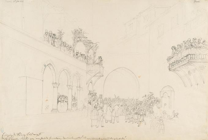 „Einzug König Ludwig I. in Paros“
