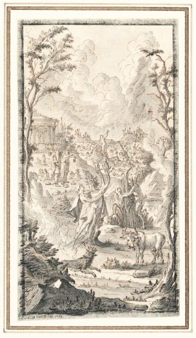 Landschaft mit Apoll und Daphne und weiteren Ovidschen Metamorphosen