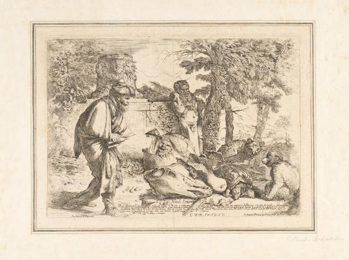 2 Sheets: The Philosopher Diogenes Seeks an Honourable Man – Circe Transforming the Companions of Odysseus into Animals, or: Melancholy