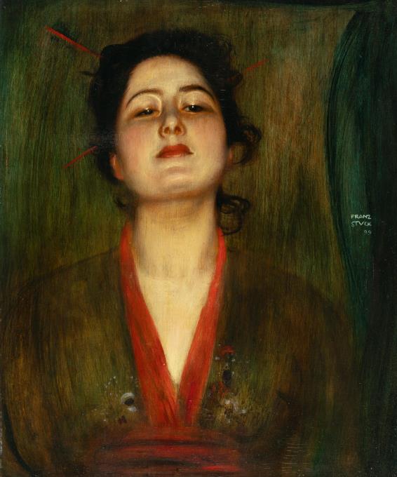 Damenbildnis à la japonaise