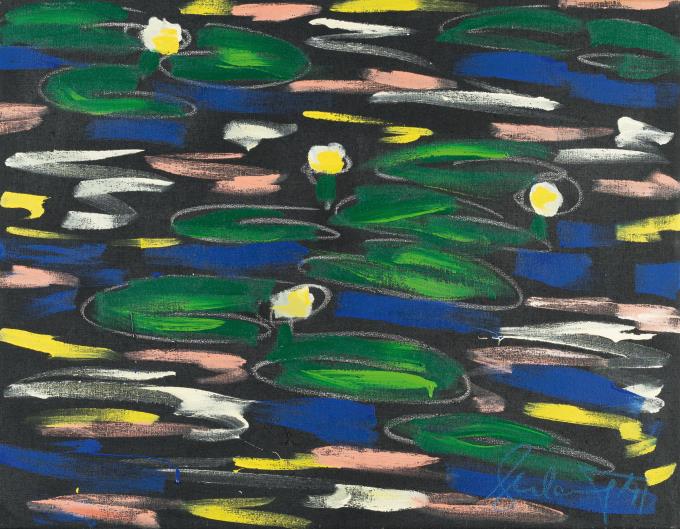 „Seerosen I“25 Water Lilies I "25)