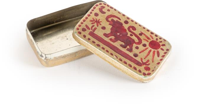 Small tin box
