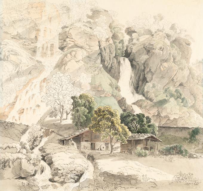 Die Giessbachfälle im Berner Oberland