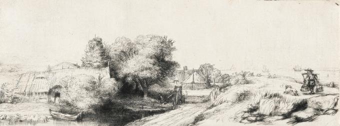 Die Landschaft mit dem Milchmann ('Het Melkboertje')