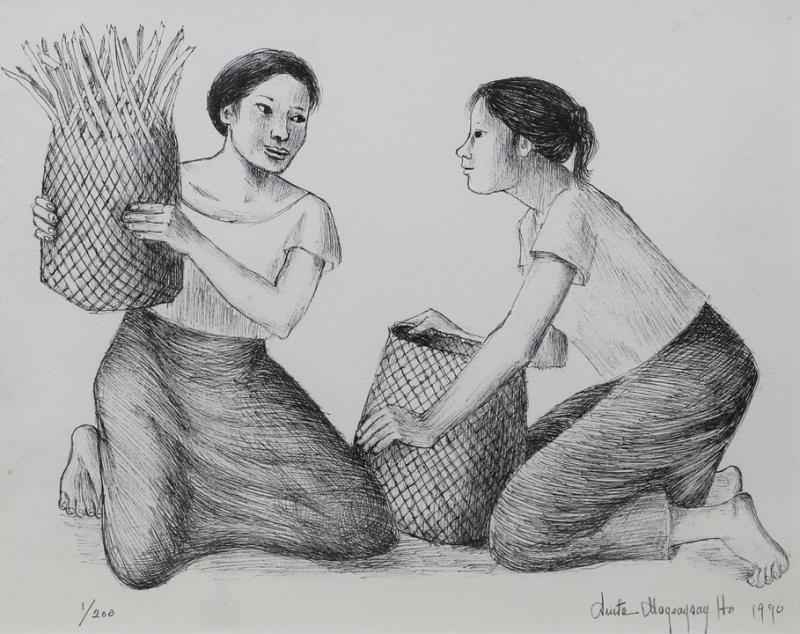 Anita MagsaysayHo Pair of Prints