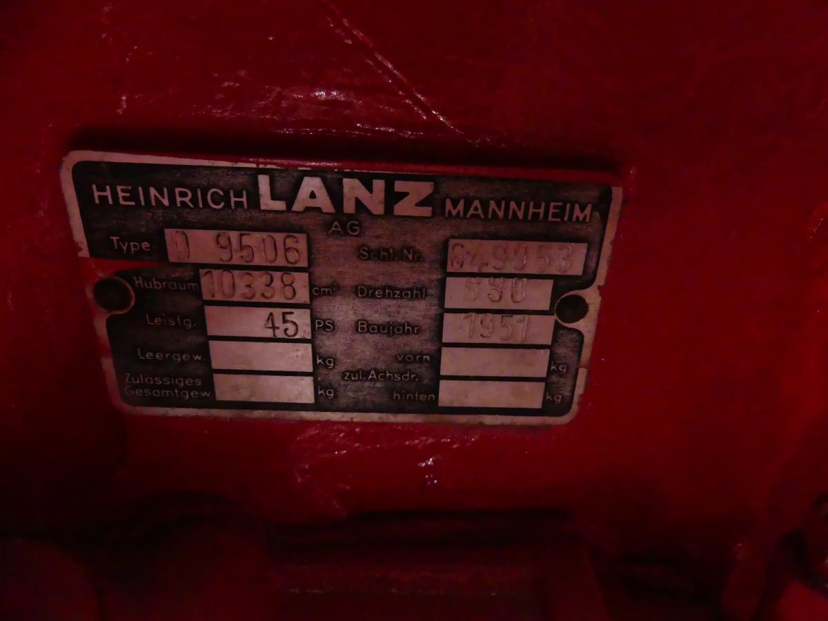 Lanz-Bulldog D9506 Eil-Bulldog